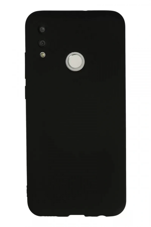 Huawei P Smart 2019 Kılıf Nano içi Kadife Silikon - Siyah
