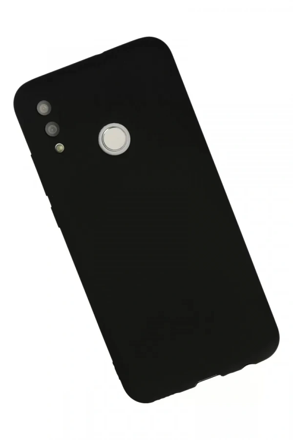 Huawei P Smart 2019 Kılıf Nano içi Kadife Silikon - Siyah