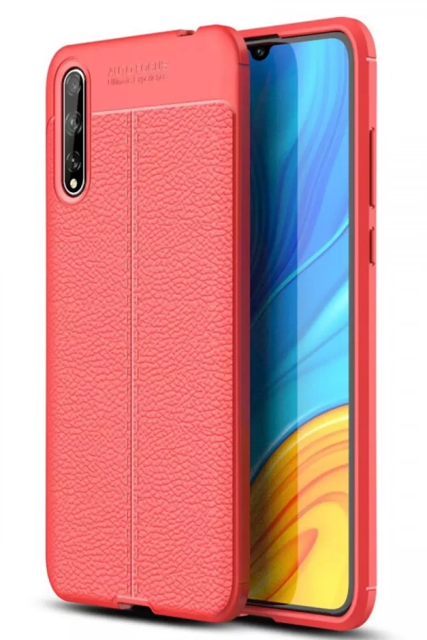 Huawei P Smart S Kılıf Auto Focus Kapak - Kırmızı