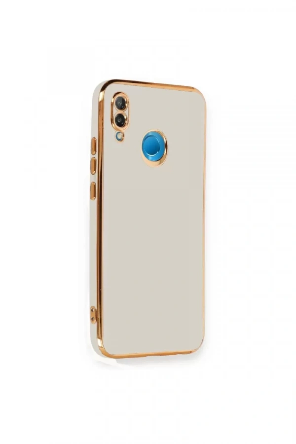 Huawei P20 Lite Kılıf Volet Silikon - Beyaz