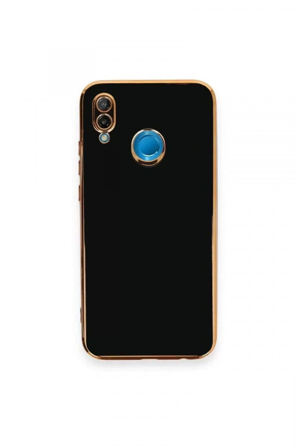 Huawei P20 Lite Kılıf Volet Silikon - Siyah