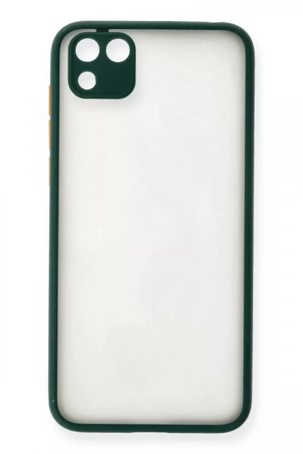 Huawei Y5P Kılıf Montreal Silikon Kapak - Yeşil