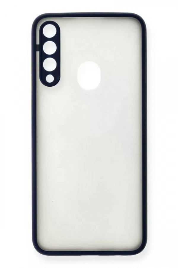 Huawei Y6P Kılıf Montreal Silikon Kapak - Lacivert