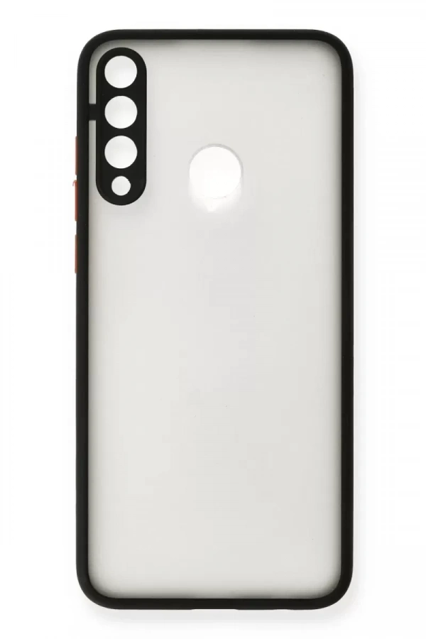 Huawei Y6P Kılıf Montreal Silikon Kapak - Siyah