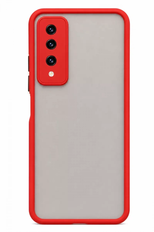 Huawei Y9 Prime 2019 Kılıf Montreal Silikon Kapak - Kırmızı