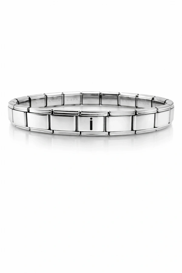 İ Harfli Çelik Bileklik – Kişiye Özel Baş Harf Bileklik – Paslanmaz Çelik Zarif Bileklik