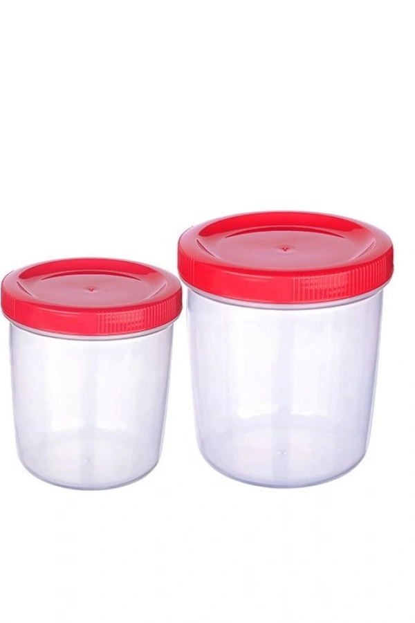 İçiçe Geçen 2 li saklama kabı  (250ve 400ml)