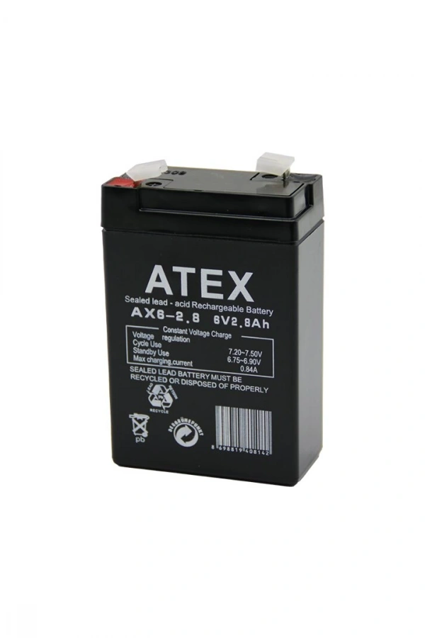 AKÜ İNCE AKÜ 6V 2.8AH AMPER