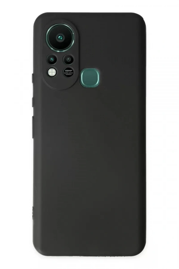 İnfinix Hot 11s Kılıf First Silikon - Siyah