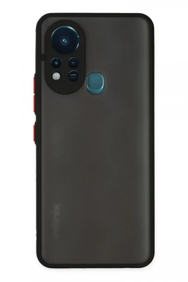 İnfinix Hot 11s Kılıf Montreal Silikon Kapak - Siyah
