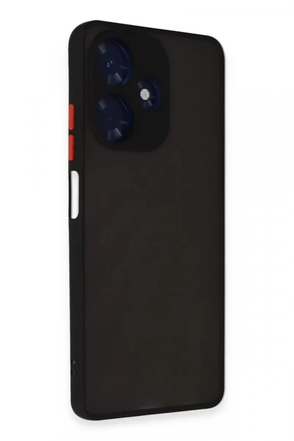 İnfinix Hot 30 4G Kılıf Montreal Silikon Kapak - Siyah