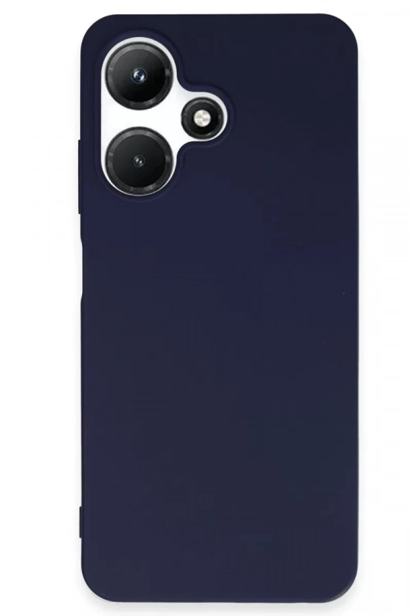İnfinix Hot 30i Kılıf First Silikon - Lacivert
