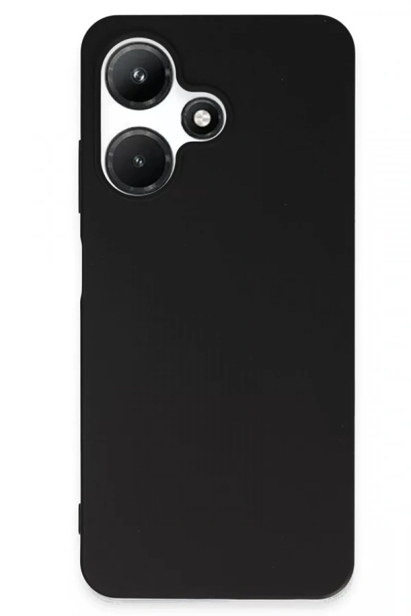 İnfinix Hot 30i Kılıf First Silikon - Siyah