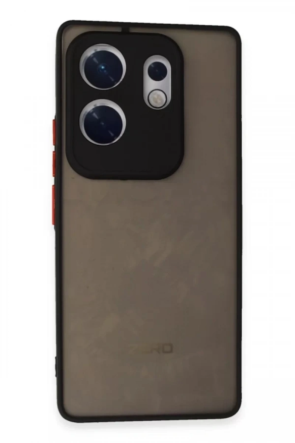 İnfinix Zero 30 4G Kılıf Montreal Silikon Kapak - Siyah