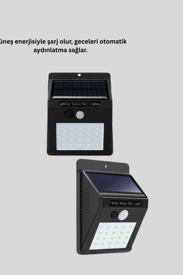 IP65 Dayanıklı Solar Enerjili Dış Cephe Aydınlatma
