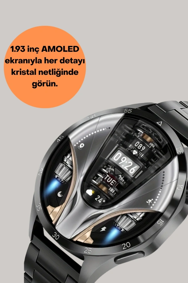 IP68 Su Toz Dirençli SW80 Akıllı Saat Android iOS Uyumlu