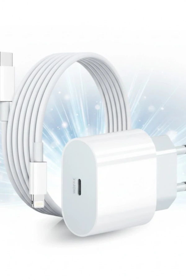 iPhone 14 13 12 Mini 11 XR XS X 20W Hızlı Şarj Adaptörü