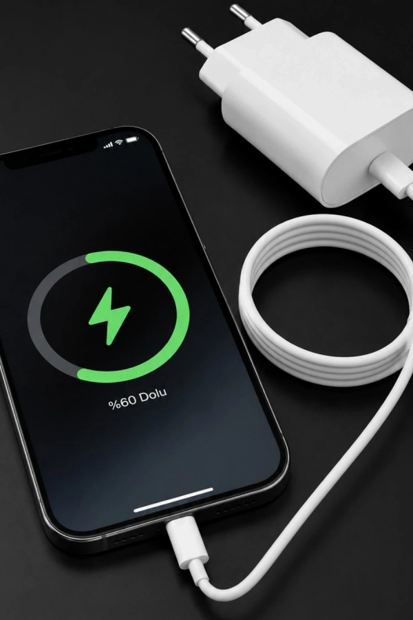 iPhone 14 13 12 Mini 11 XR XS X 20W Hızlı Şarj Adaptörü