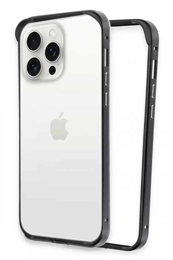 iPhone 14 Pro Land Bumper Koruma Kapak - Siyah