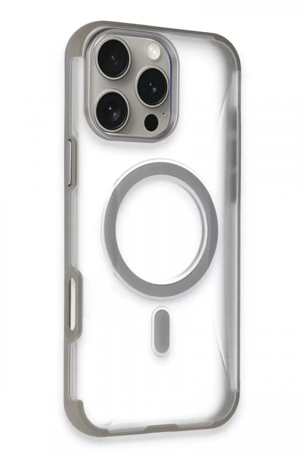 iPhone 14 Pro Max Hilton Magsafe Kapak - Titan Gri