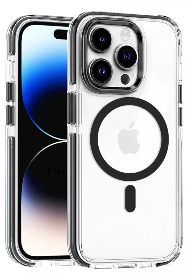 iPhone 15 Pro Max Bella Magsafe Kapak - Siyah