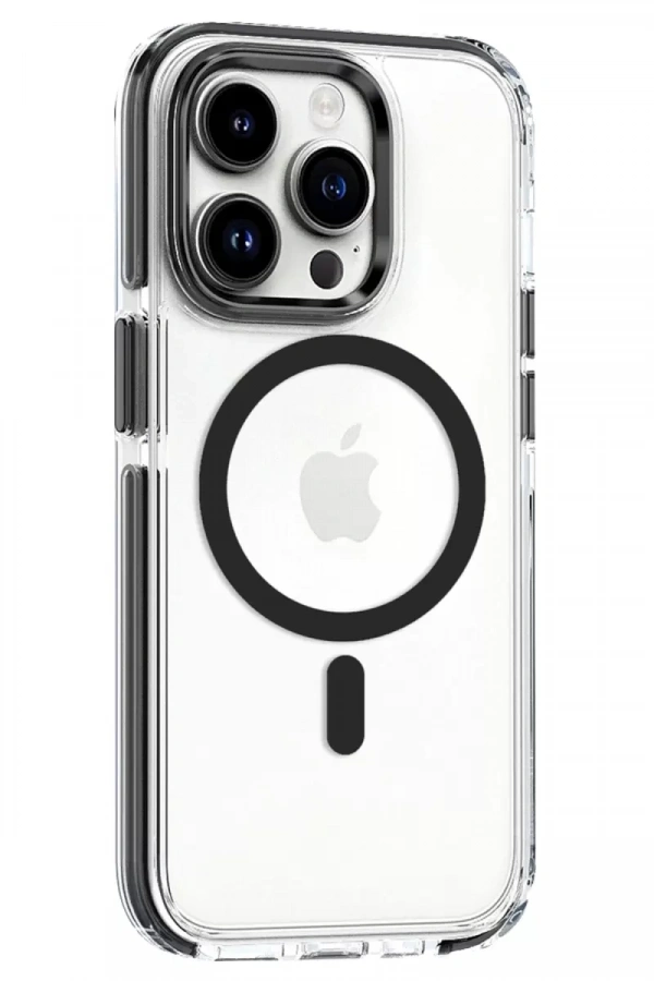 iPhone 15 Pro Max Bella Magsafe Kapak - Siyah