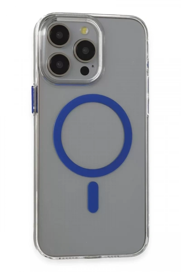 iPhone 15 Pro Max Bubble Magsafe Kapak - Lacivert
