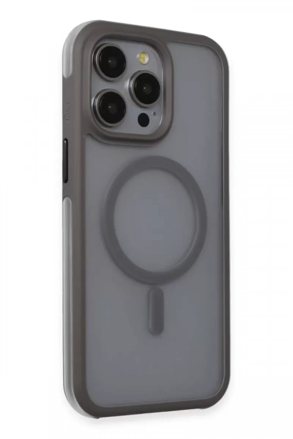 iPhone 15 Pro Max Toras Airbag Magsafe Kapak - Titan Gri