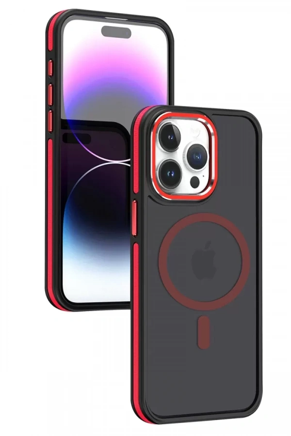 iPhone 15 Pro Max Winner Magsafe Kapak - Kırmızı