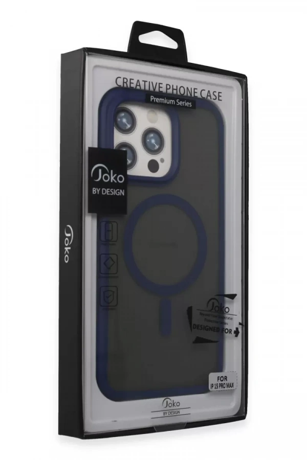iPhone 15 Pro Toras Airbag Magsafe Kapak - Lacivert