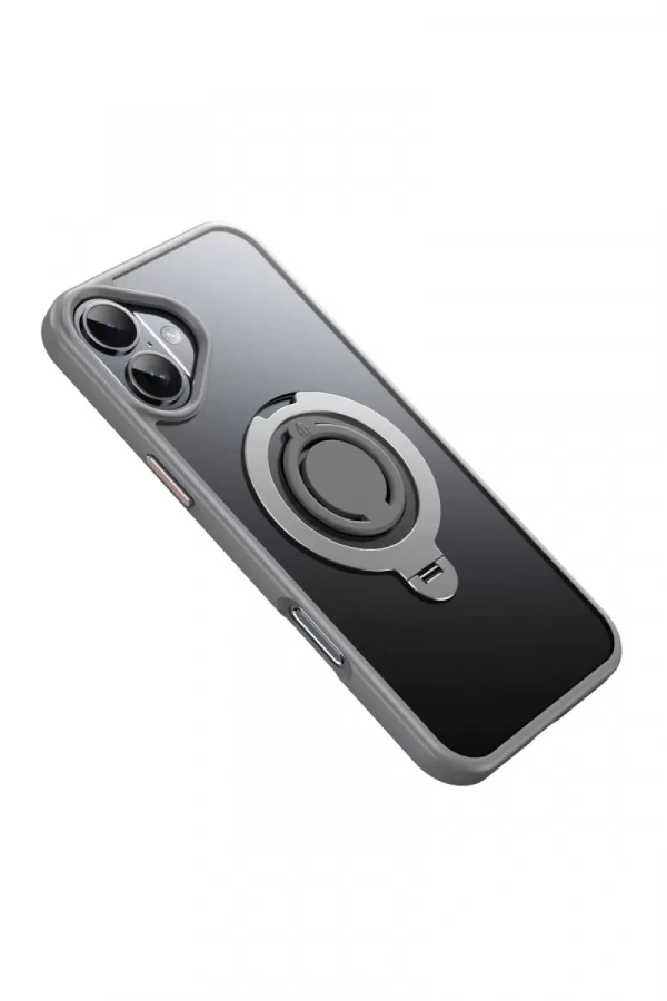 iPhone 16 Avatar 360 Dönen Magsafe Kapak - Titan Gri