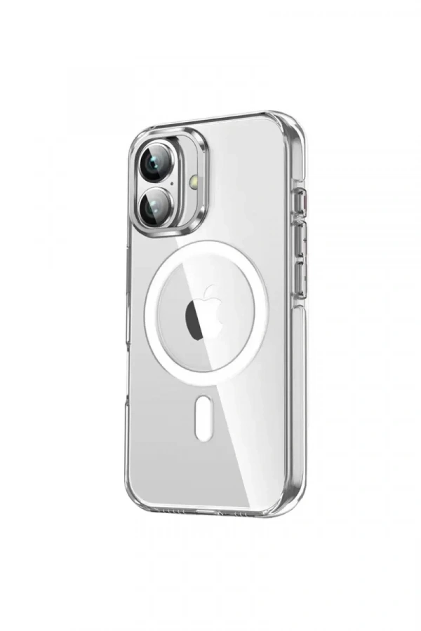 iPhone 16 Crystal Magsafe Kapak - Şeffaf