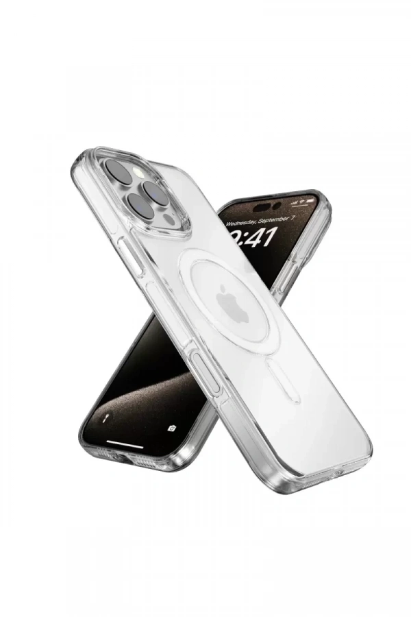 iPhone 16 Pro Gleam PC Sert Magsafe Kılıf - Şeffaf