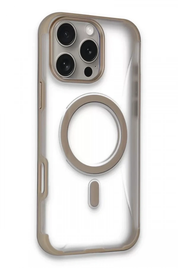 iPhone 16 Pro Max Hilton Magsafe Kapak - Gold
