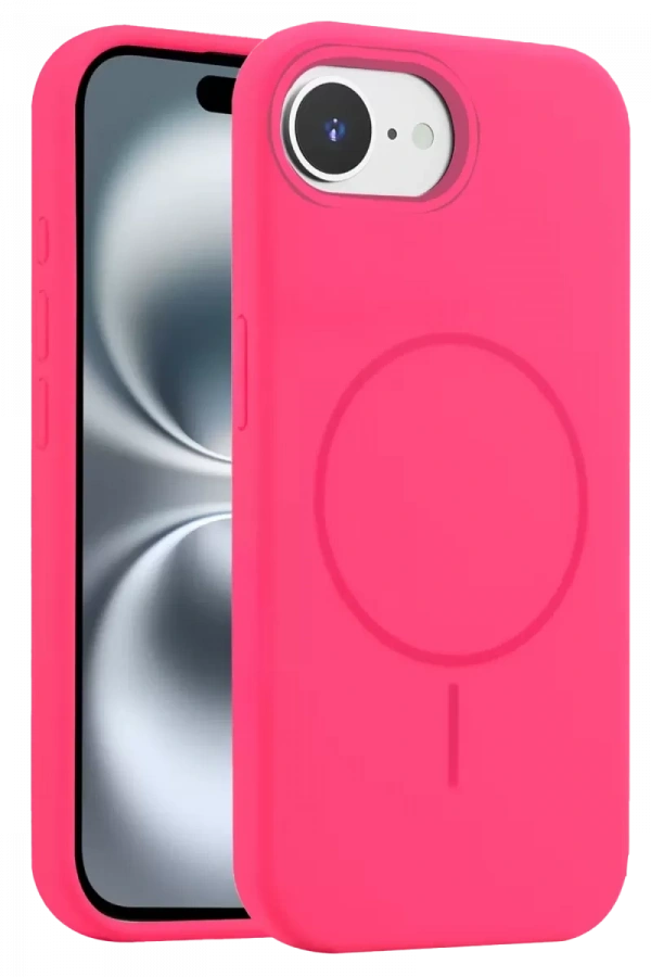 iPhone 16E Kılıf Jully Magsafe Kapak - Pembe