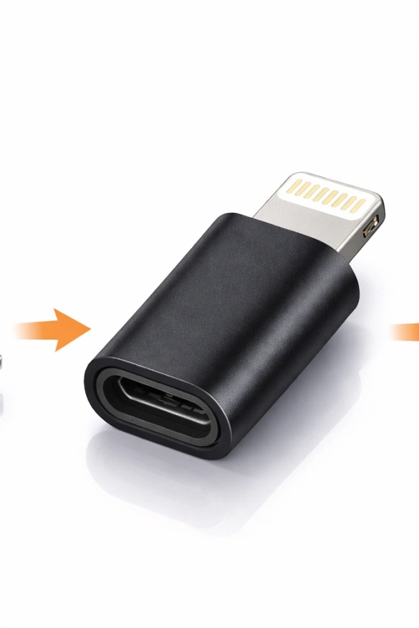 iPhone 5 Uyumlu Android Micro USB Şarj Kablosunu iPhone Lightning e Çevirici