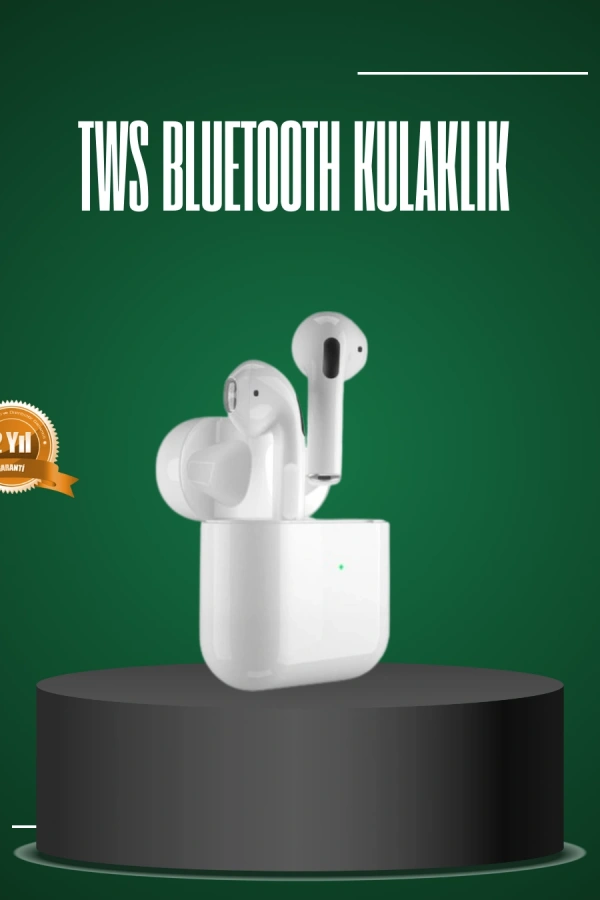 iPhone Pro ve Pro Max Uyumlu TWS Bluetooth Kulaklık Gürültü Engelleyici