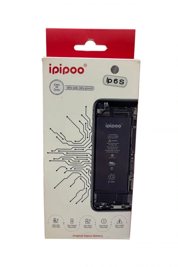 İpipoo Apple Iphone 6S Uyumlu Batarya - 1715 mAh