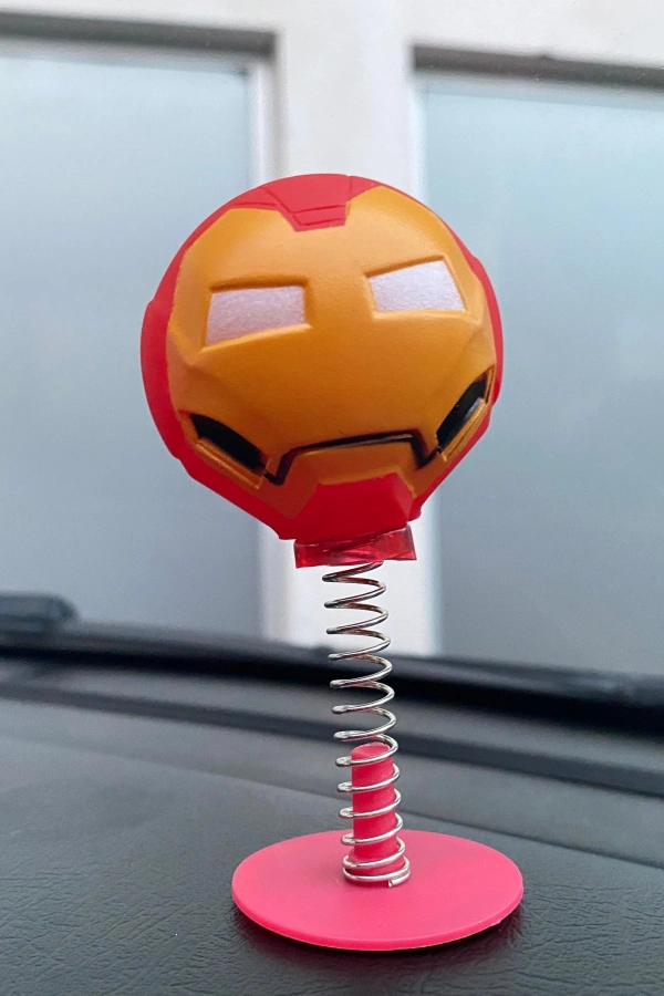 Iron Man Sallanan Kafa Zıp Zıp Marvel Lisanslı