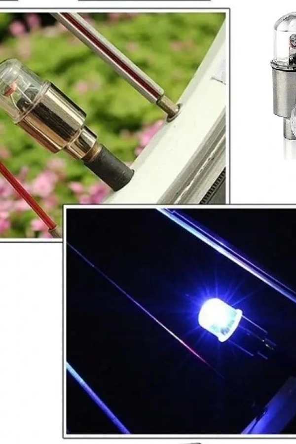 Işıklı Bisiklet Araba Sibop Kapağı 2 Adet