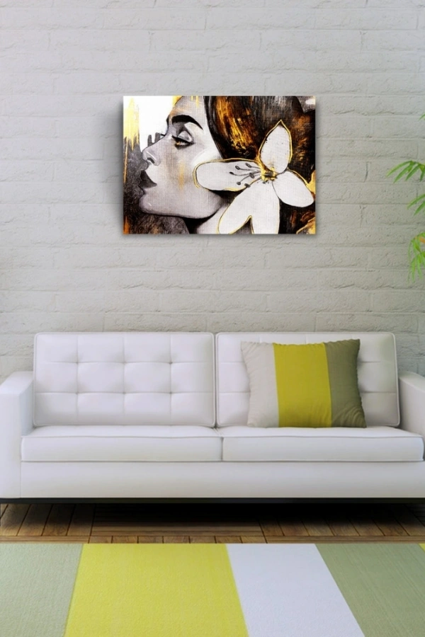 İspanyol Kadın Portresi Kanvas Tablo 50 x 70