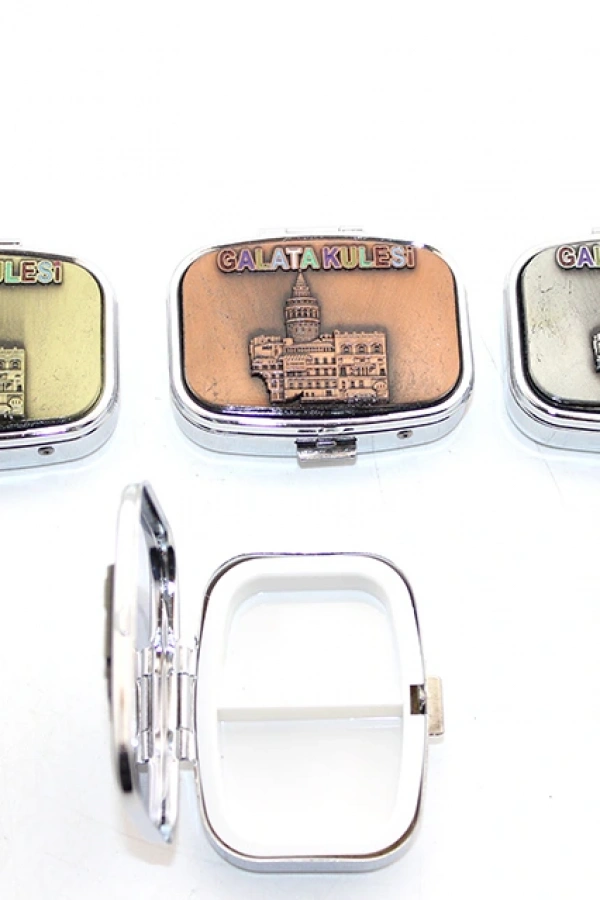 İstanbul Temalı Enfiye Kutusu Galata Kulesi Baskılı