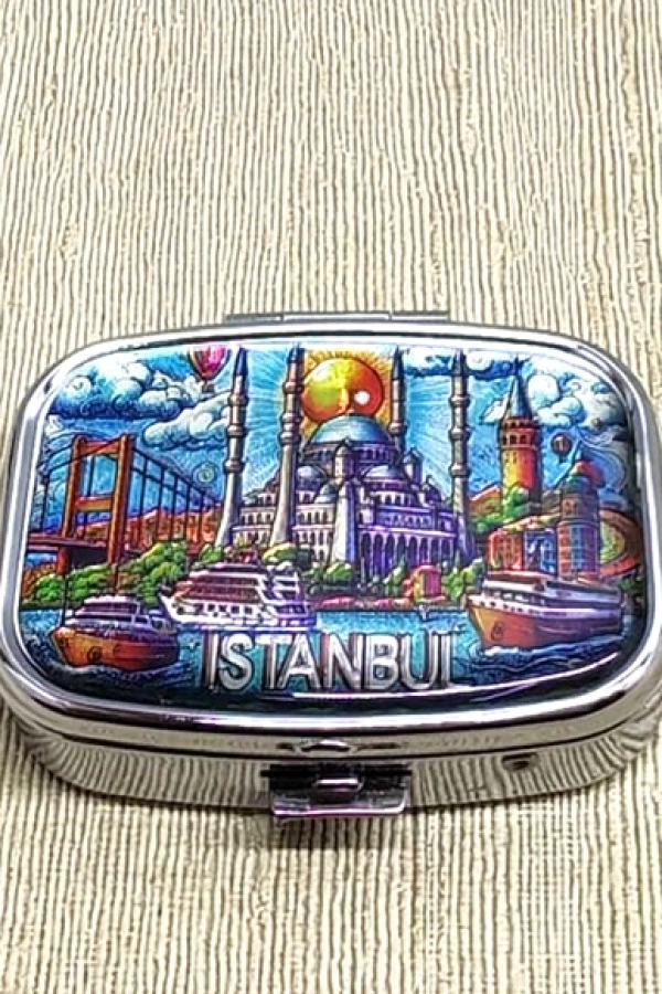 İstanbul Temalı İlaç Kutusu - Model 11