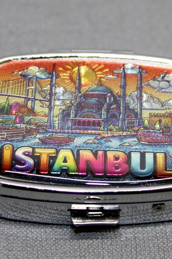 İstanbul Temalı İlaç Kutusu - Model 12