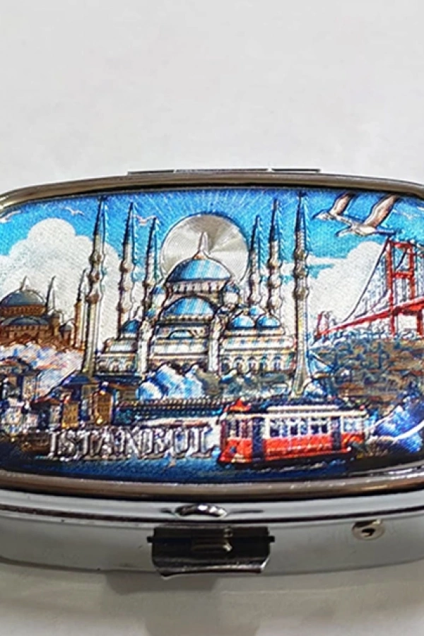İstanbul Temalı İlaç Kutusu - Model 3