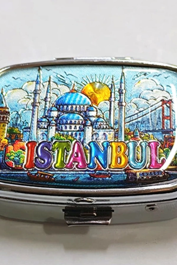 İstanbul Temalı İlaç Kutusu - Model 4