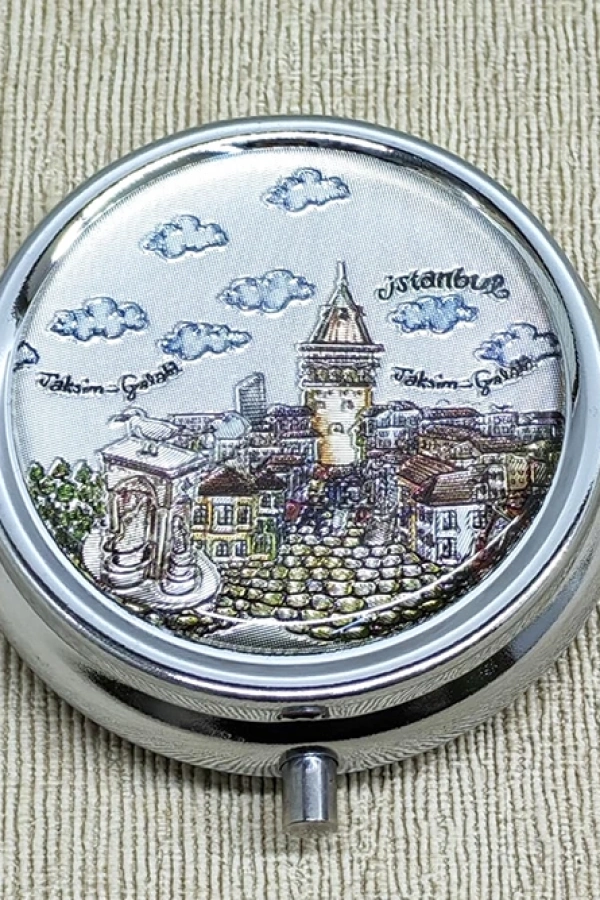 İstanbul Temalı İlaç Kutusu - Model 6