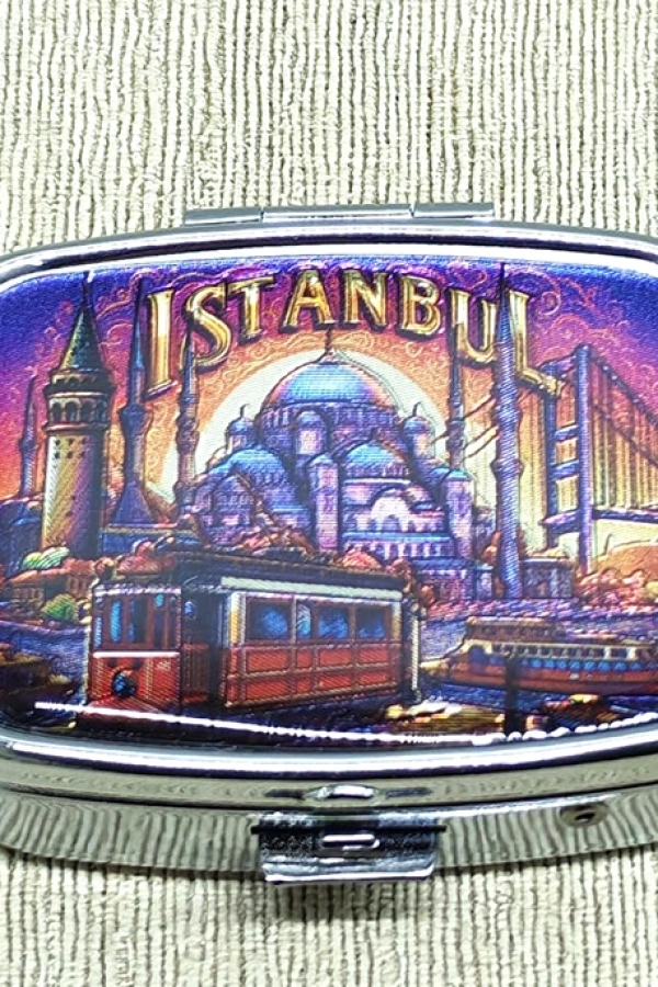 İstanbul Temalı İlaç Kutusu - Model 8