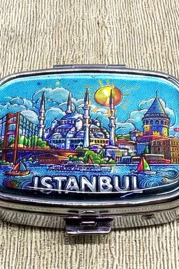 İstanbul Temalı İlaç Kutusu - Model 9