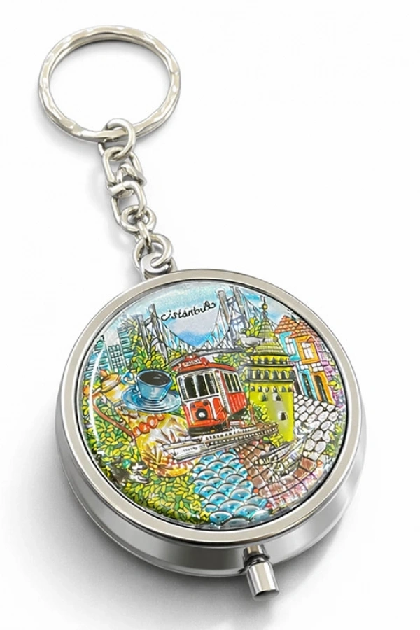İstanbul Temalı Küllük Anahtarlık